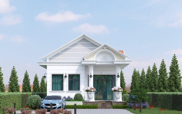 nhà cấp 4 mái thái