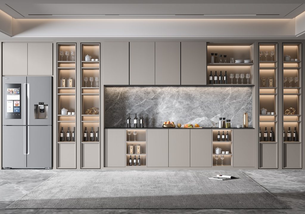 TỦ ĐỨNG NỘI THẤT THIẾT KẾ 3 tủ đứng nội thất thiết kế