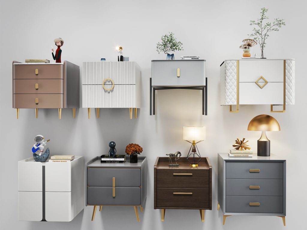 Tủ tab đầu giường nội thất thiết kế