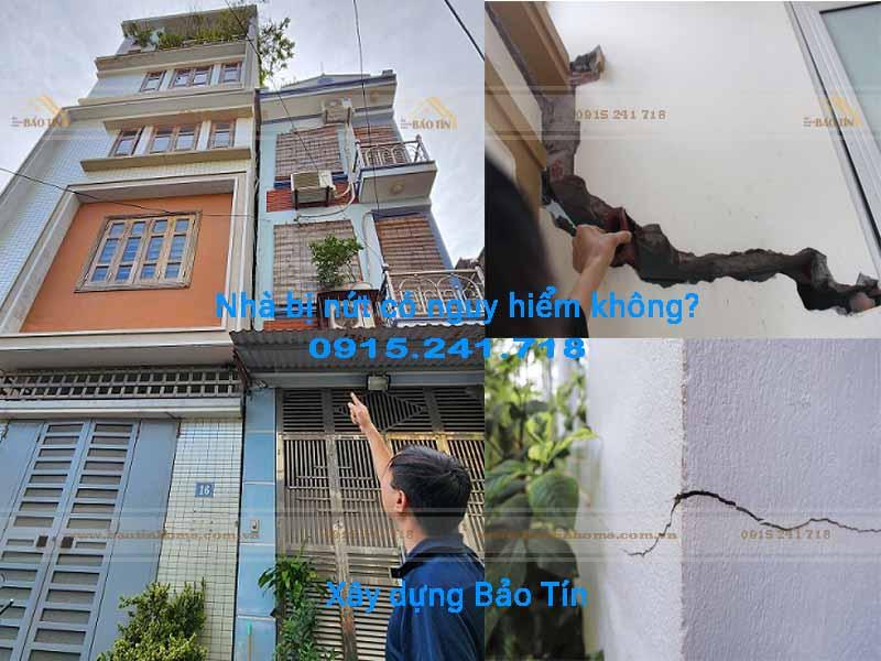 Nhà bị nứt có nguy hiểm không?