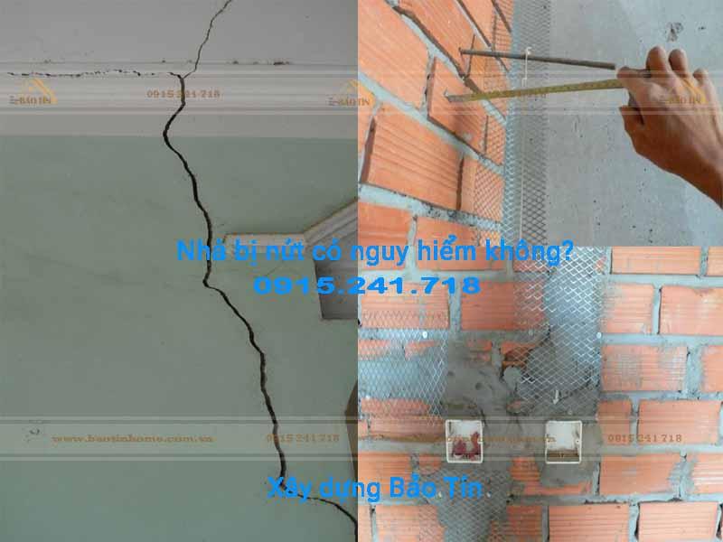 Nhà bị nứt có nguy hiểm không?
