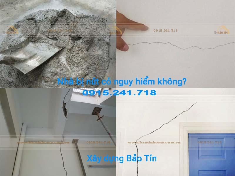 Nhà bị nứt có nguy hiểm không?
