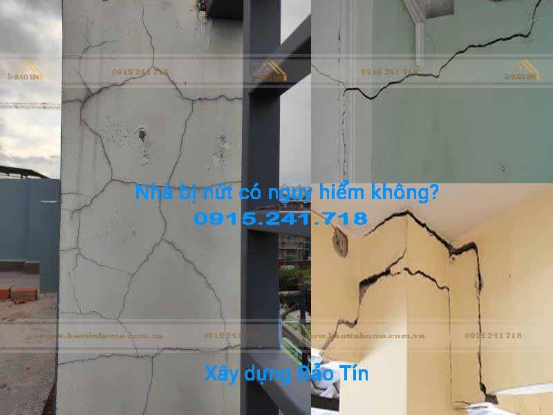 Nhà bị nứt có nguy hiểm không?