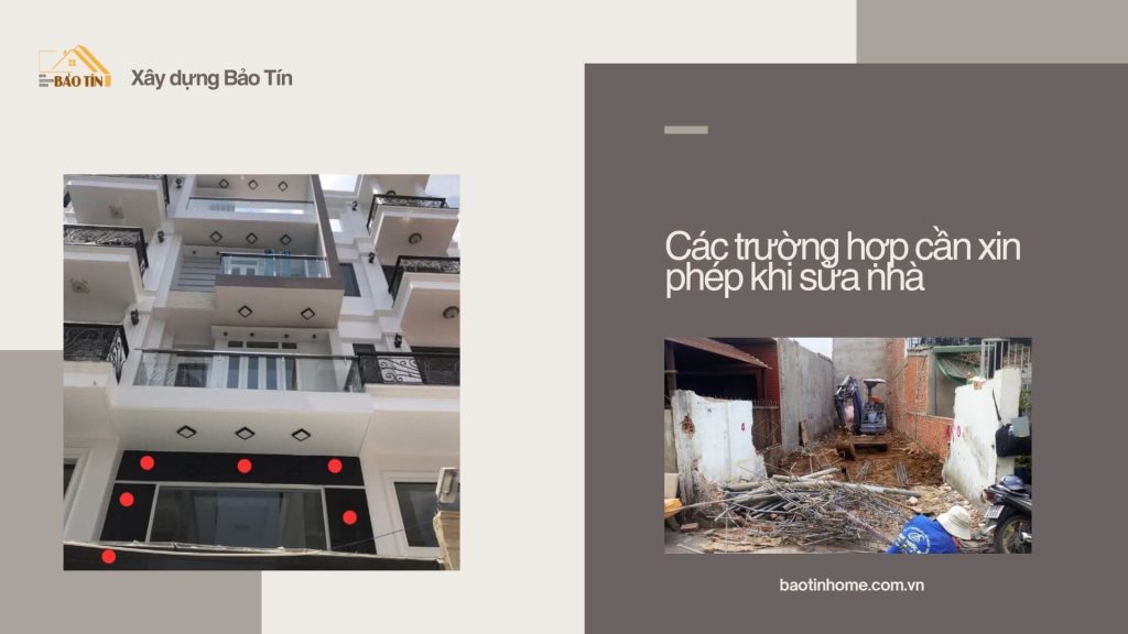 sửa nhà có cần xin giấy phép không