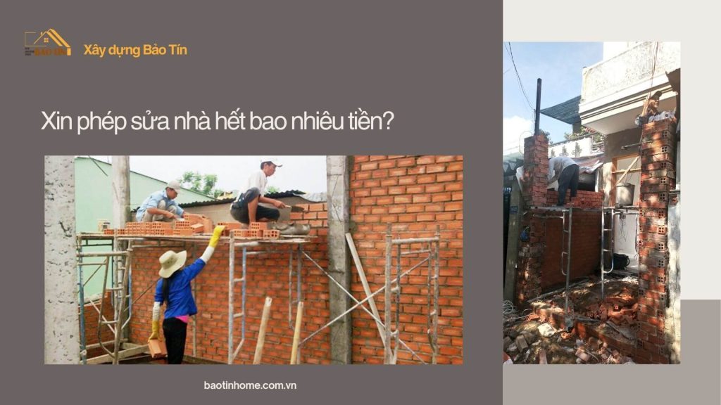 sửa nhà có cần xin giấy phép không