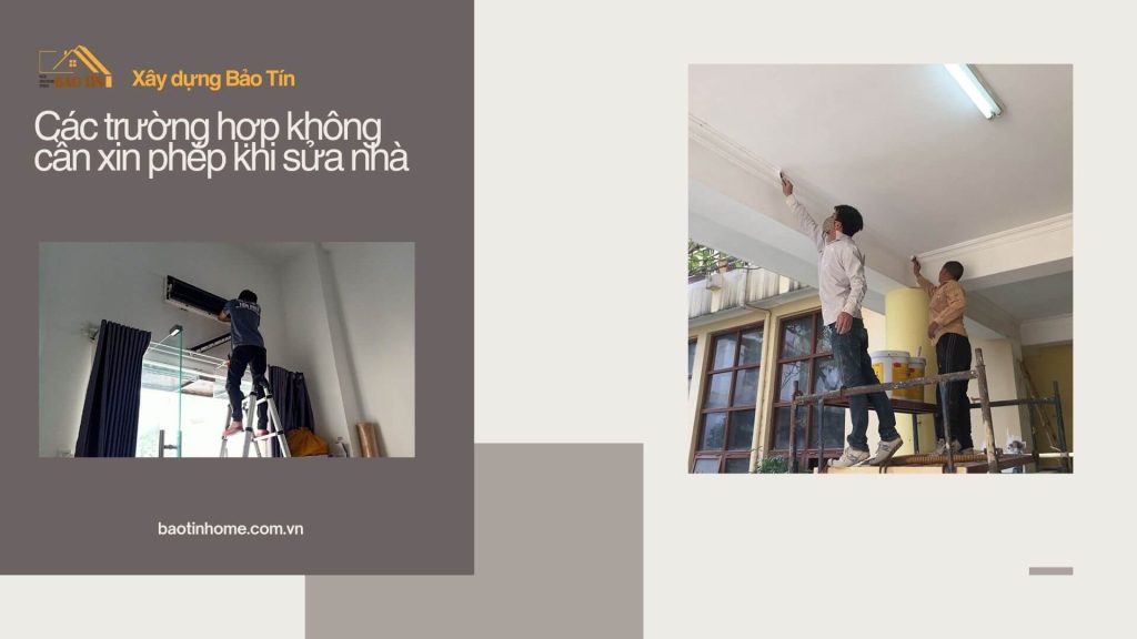 sửa nhà có cần xin phép không