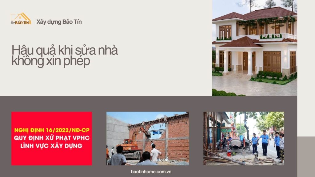 sửa nhà có cần xin giấy phép không