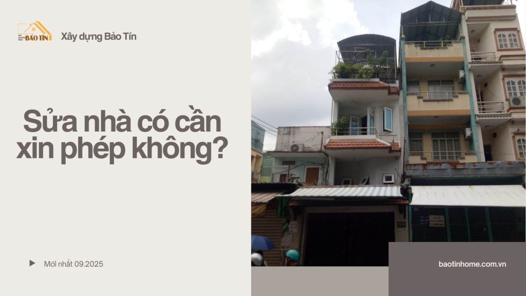 Sửa nhà có cần xin giấy phép không