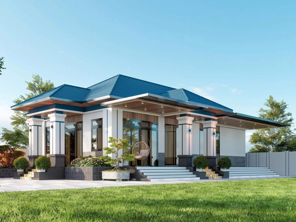 Nhà cấp 4 đẹp - Top những mẫu nhà xu hướng hiện đại sang trọng và tiết kiệm. 4 Nhà cấp 4 đẹp mẫu nhà xu hướng hiện đại sang trọng tiết kiệm